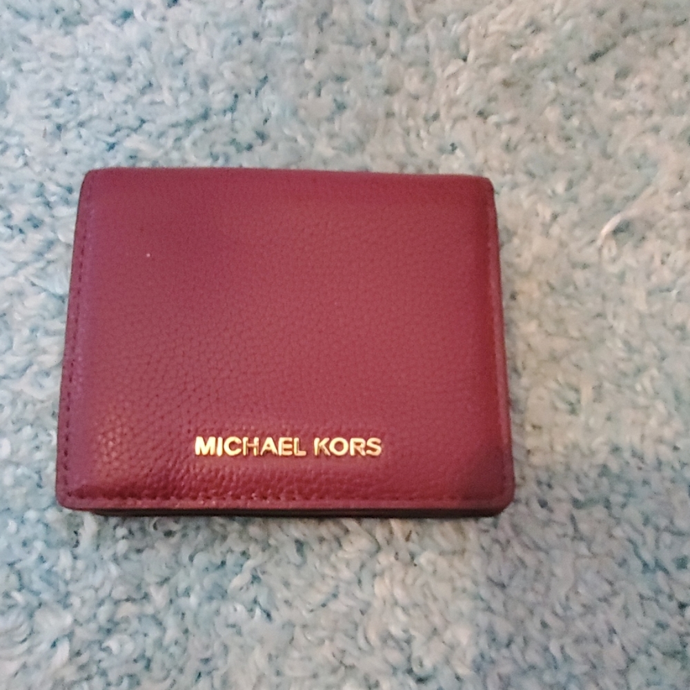 Michael Kors burgundy wallet